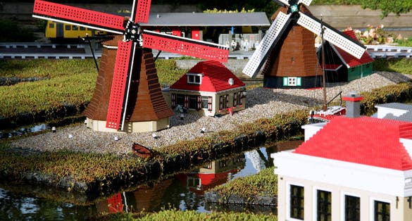 photo of  view of A scene from Legoland in Billund, Denmark.