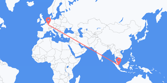 新加坡 到卢森堡市