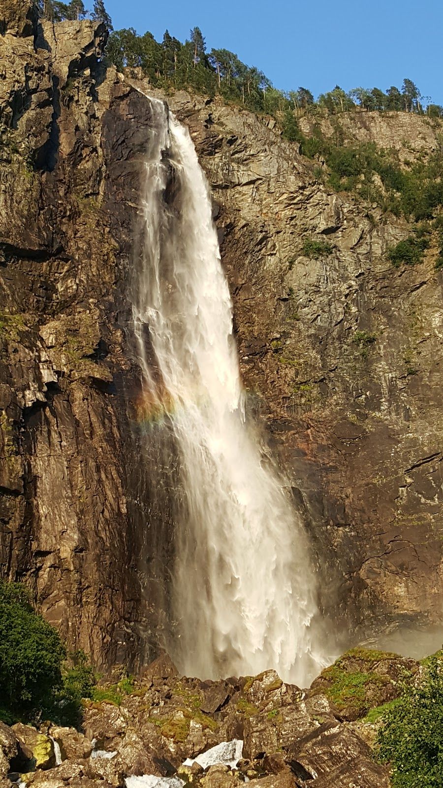 Feigumfossen Waterfall, Luster, Luster, Vestland, Norway