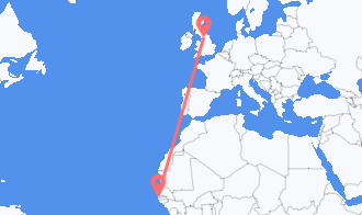 the Gambia to England