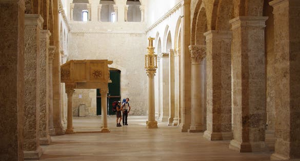 photo of Abbey of San Clemente a Casauria - It is a monumental complex from Abruzzo built in September 871, in the municipality of Castiglione a Casauria in the province of Pescara,Rome Italy.