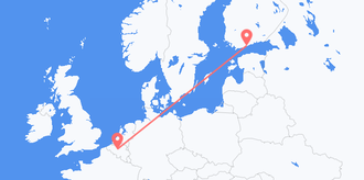 Belgien nach Finnland