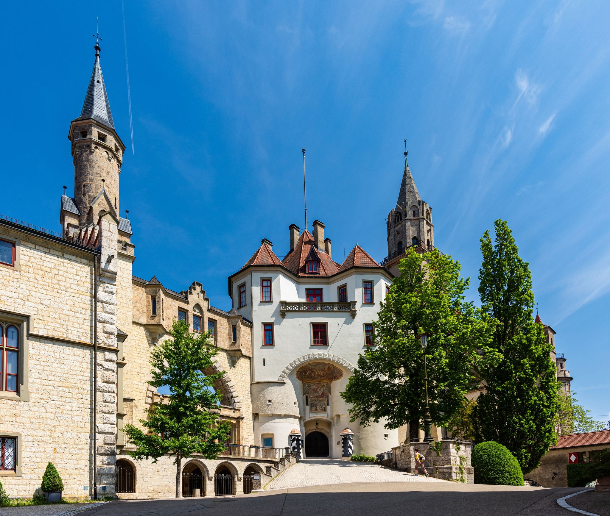 Photo of Entrance of the old castle in Sigmaringen germany.
