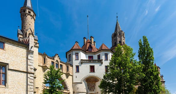 Photo of Entrance of the old castle in Sigmaringen germany.