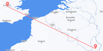 the United Kingdom to Luxembourg