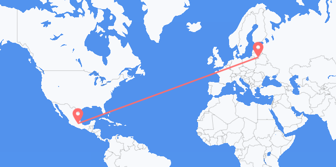 Mexico to Lithuania