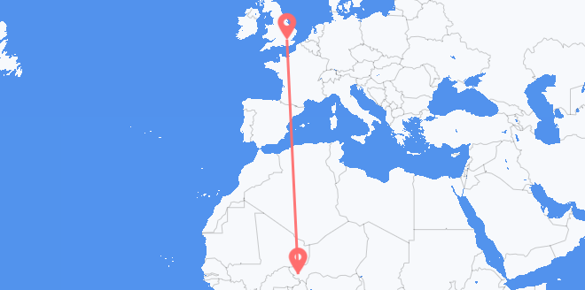 Niger to the United Kingdom