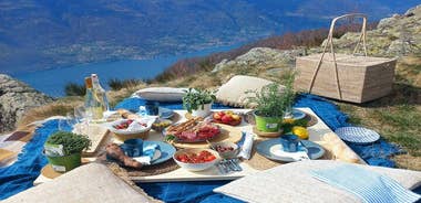 Exclusive Picnic in the Foothills of the Alps with the Lake Views