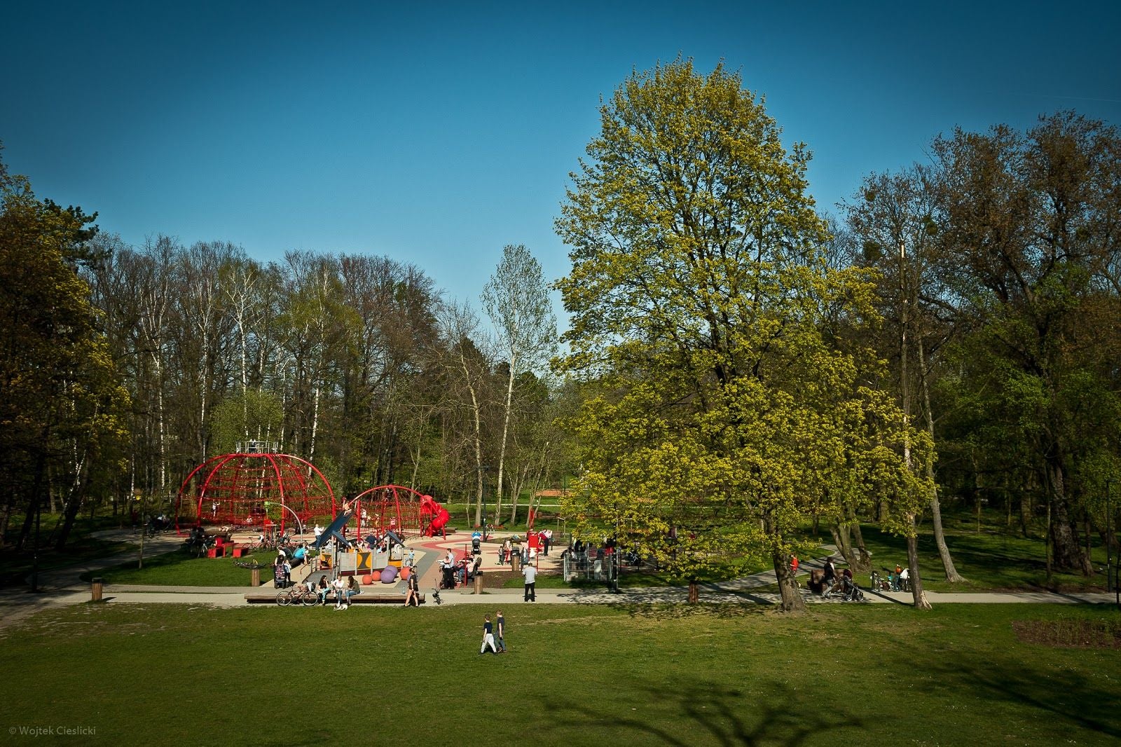 Park im. Bolesława Chrobrego, Politechnika, Gliwice, Górnośląsko-Zagłębiowska Metropolia, Silesian Voivodeship, Poland