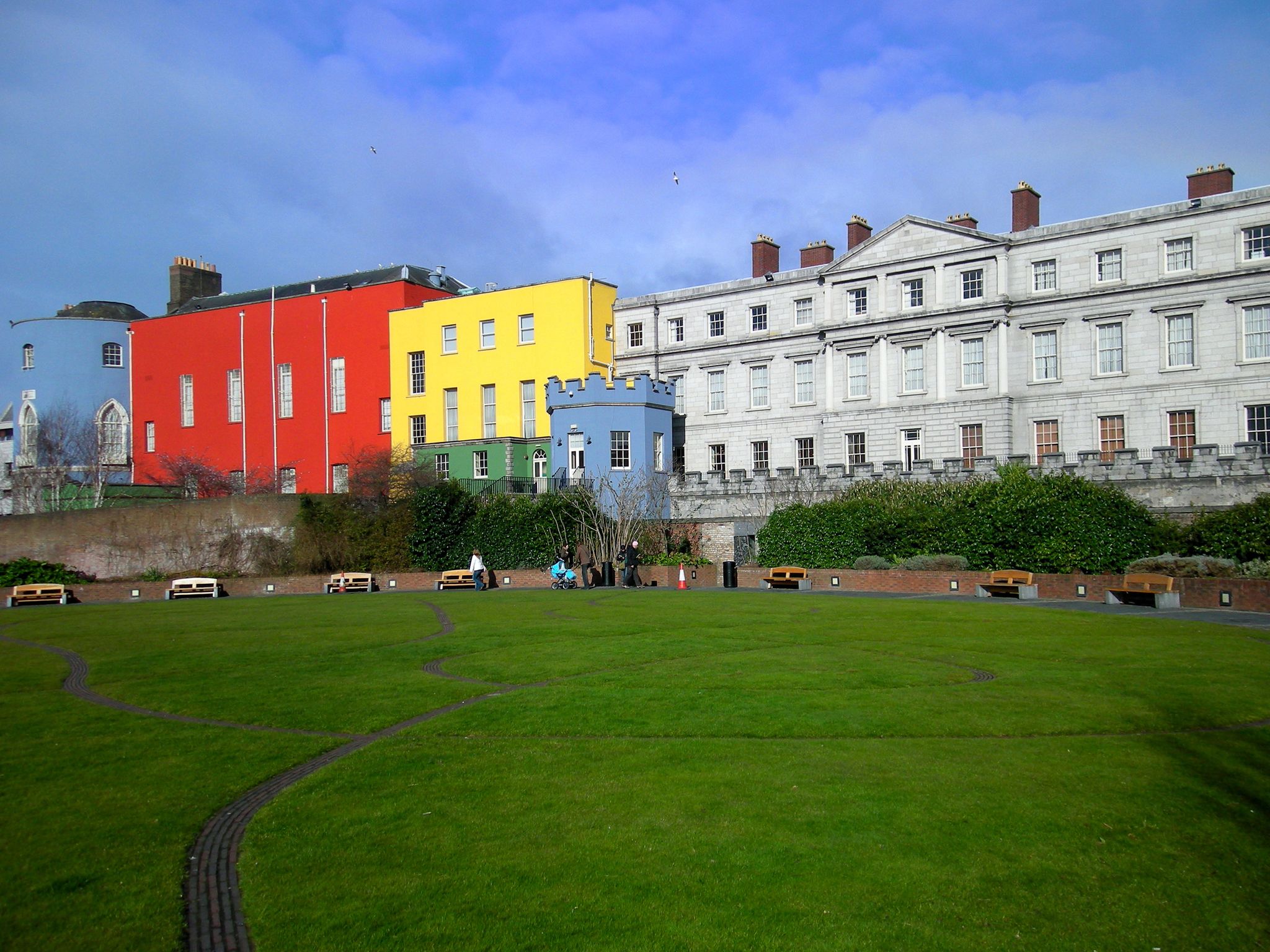 photo of view of Chester Beatty library in Dublin city, Ireland.