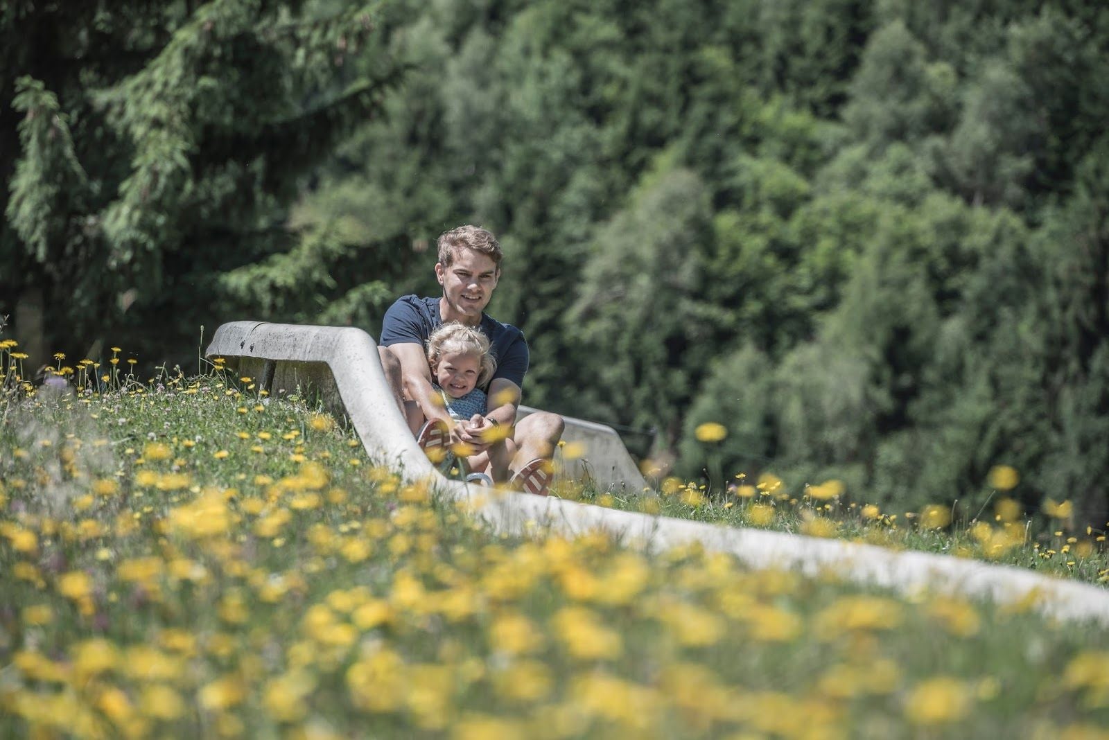 Saalfelden Sommerrodeln (sommerrodelbahn), Saalfelden am Steinernen Meer, Bezirk Zell am See, Salzburg, Austria