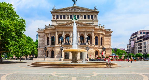 Photo of old Opera or Alte Oper is the original opera house in Frankfurt am Main, Germany.