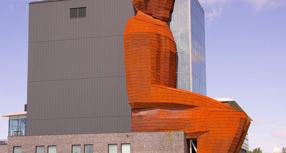 photo of The corpus building in Oegstgeest in Leiden, the Netherlands.