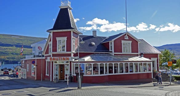 Photo of Akureyri Iceland.