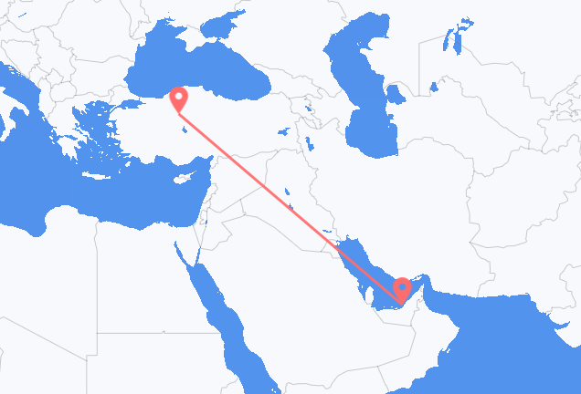 Abu Dhabi to Ankara