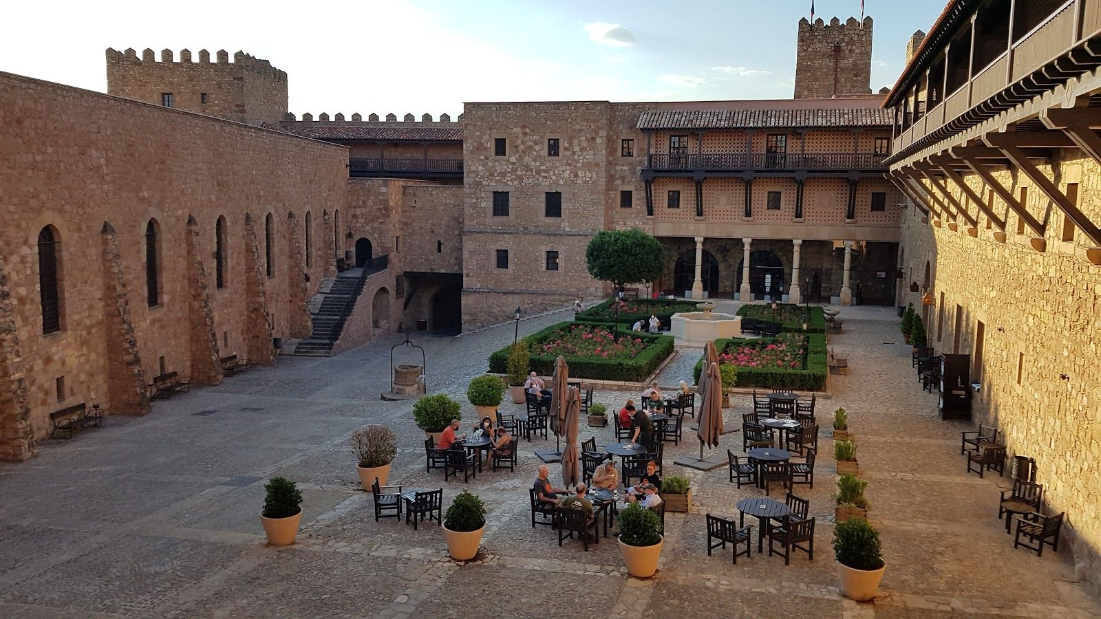 Patio de Armas, Sigüenza, Guadalajara, Castile-La Mancha, Spain