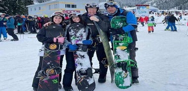 Ski and snowboard equipment in Bansko,Bulgaria