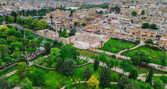 PHOTO OF VIEW OF Turkey, Şanlıurfa Balıklı lake, places to visit in Şanlıurfa, Balıklıgöl, Halil Ür-rahman mosque, Urfa Castle, Hz. Ibrahim. Şanlıurfa, Turkey.