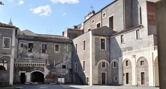 photo of view of Palazzo Platamone, Catania, Italy.