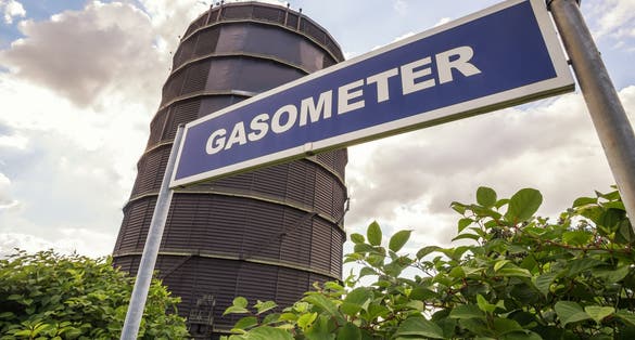 photo of gasometer oberhausen germany .