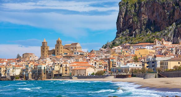 Cefalu is city in Italian Metropolitan City of Palermo located on Tyrrhenian coast of Sicily, Italy. 