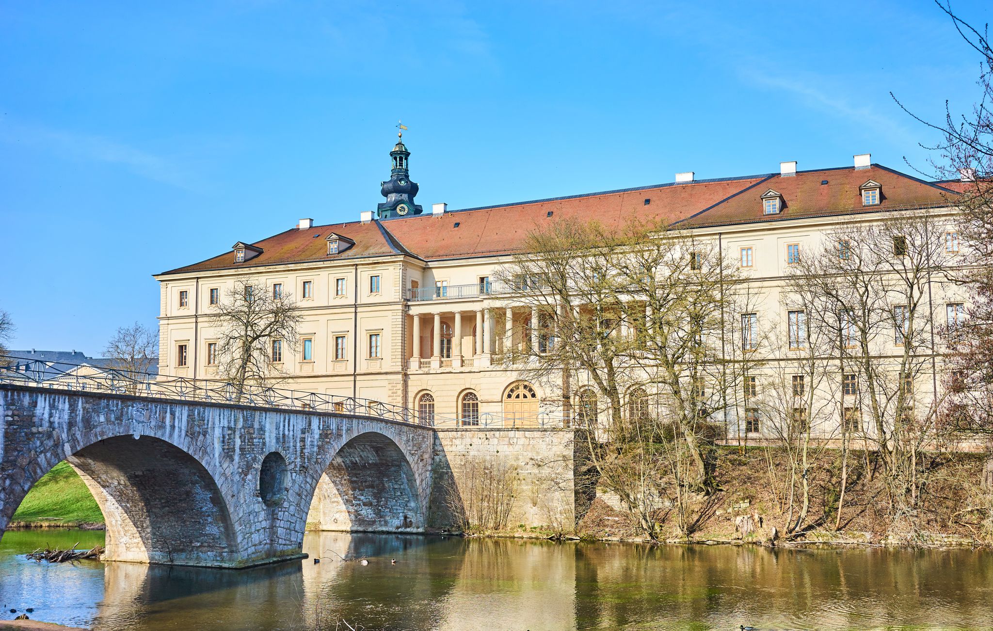 Castle and Bastille of Weimar in East-Germany