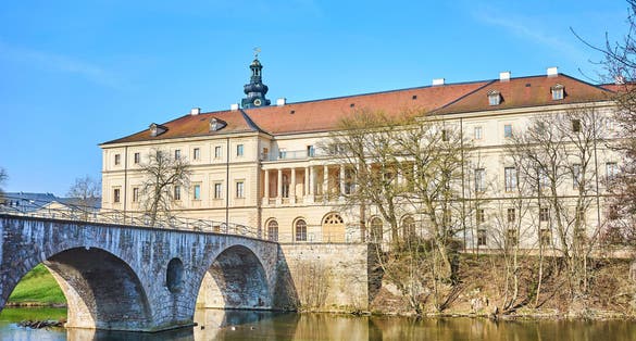 Castle and Bastille of Weimar in East-Germany