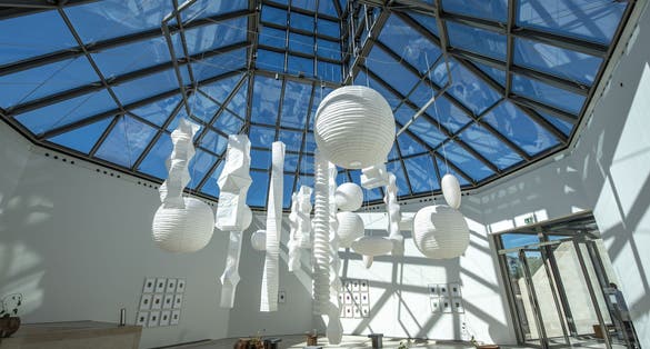 photo of Luxembourg, 05-05-2023, Inside the grand duke Jean museum of modern art in Luxembourg.