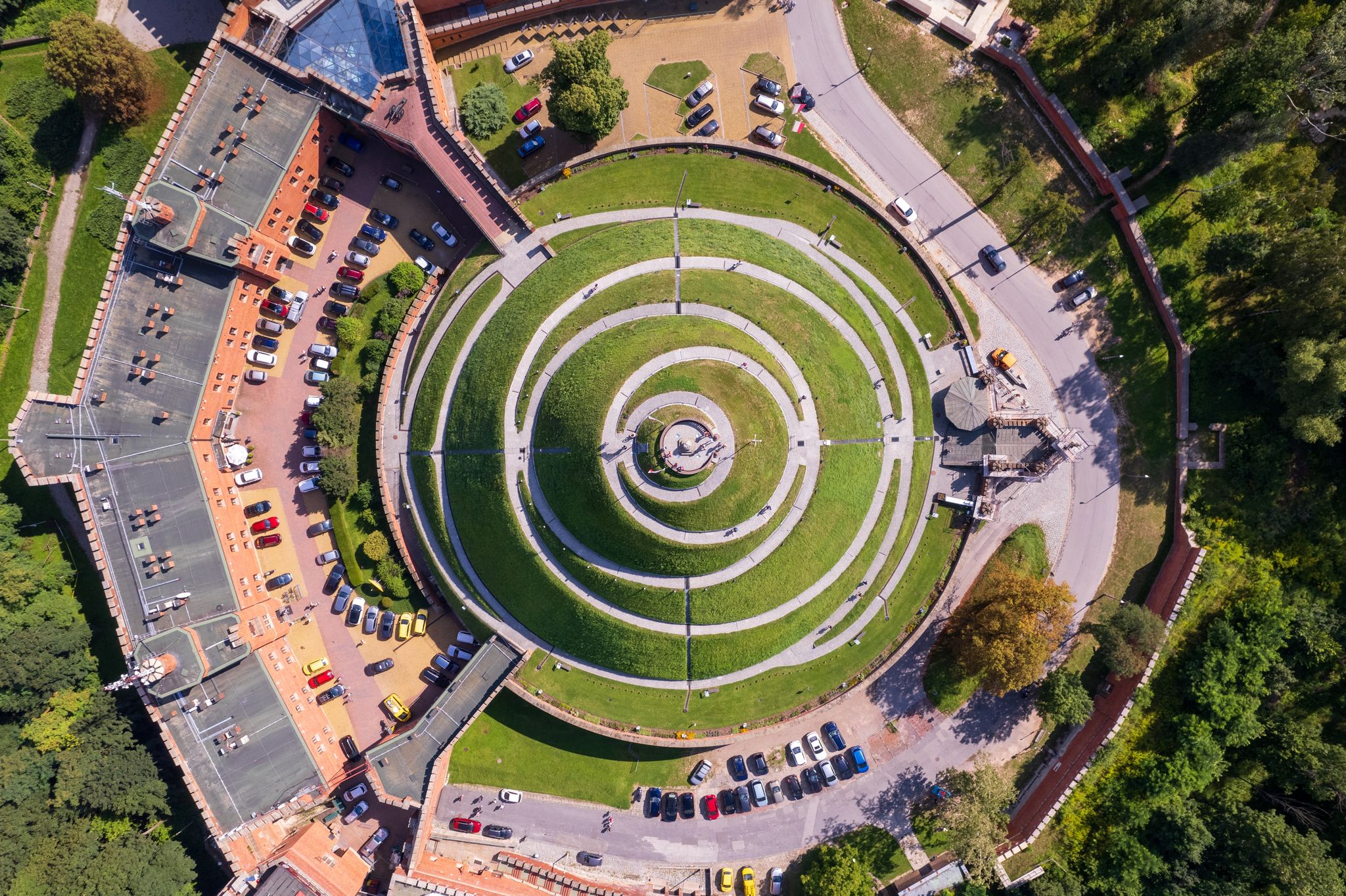 Krakow, Cracow, Lesser Poland Voivodeship. Krakus Mound, Market Square in Krakow, Wawel Castle and other popular buildings and architecture in Krakow.