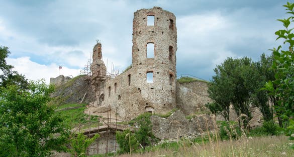 Photo of View on Plavec castle, Slovak republic,Slovakia.