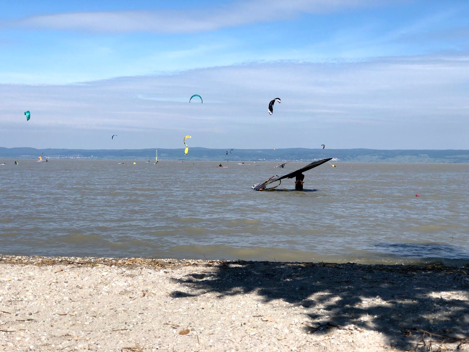 Eingang Nord zum Strandbad Podersdorf, Podersdorf am See, Bezirk Neusiedl am See, Burgenland, Austria