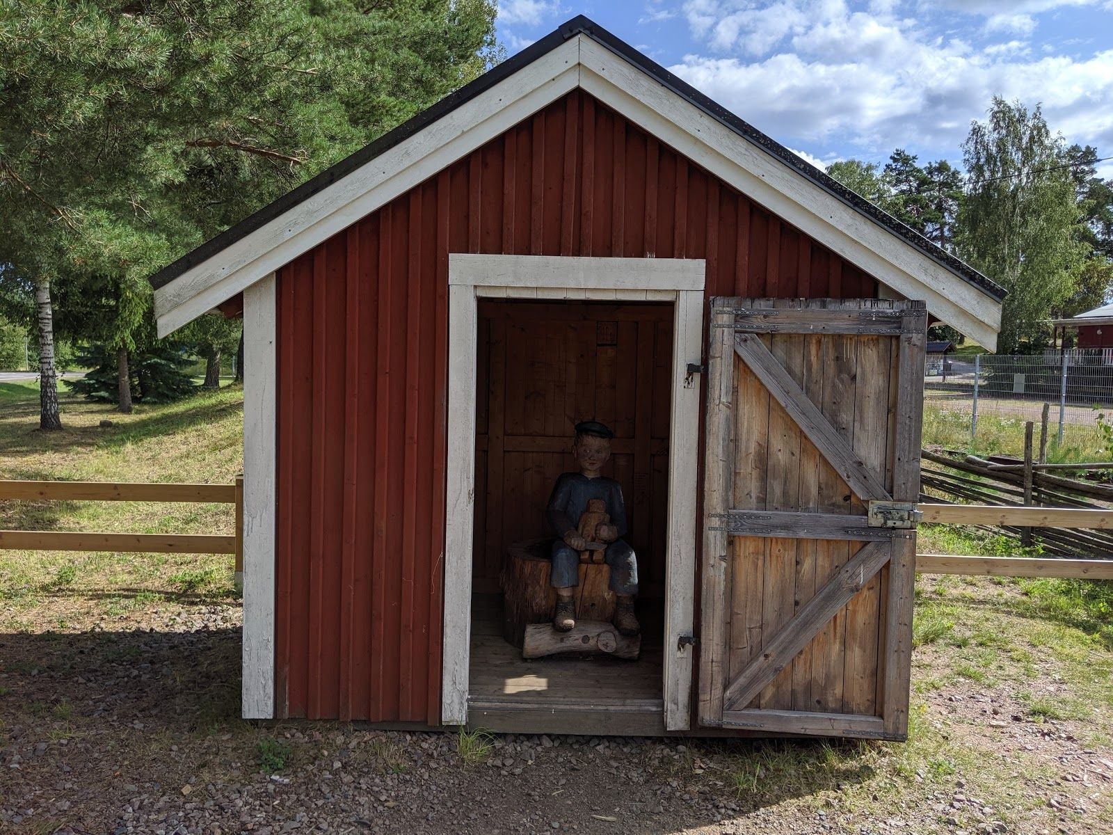 Emil i Lönneberga sculpture, Hultsfreds kommun, Kalmar County, Sweden