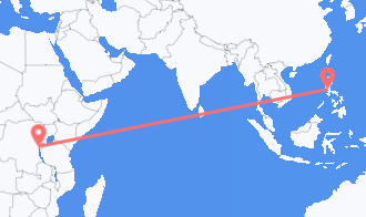 Bujumbura to Manila