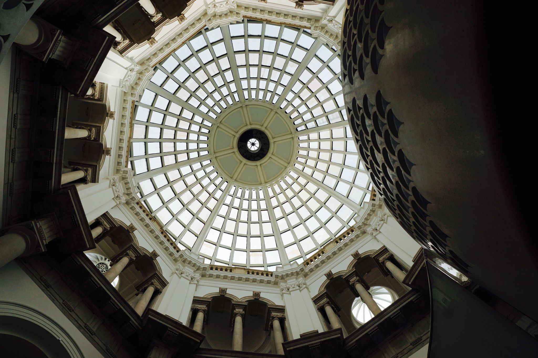 Photo of the interior of Original Tate Gallery, now renamed as Tate Britain (from 1897 - National Gallery of British Art). It is part of Tate network of galleries in London, England.