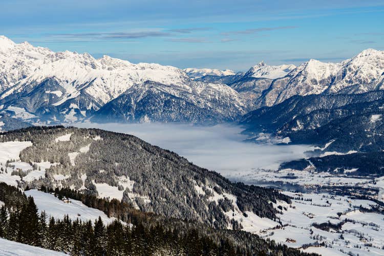 Photo of  Views of the mountains and the valley in Maria Alm am Steinernen Meer ,Austria.