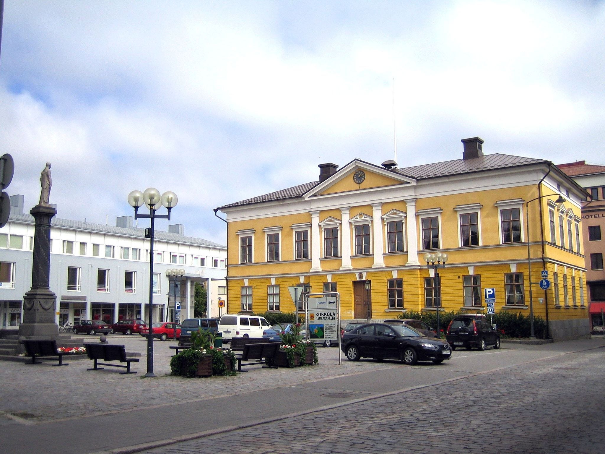 The old townhall of Kokkola, Finland. 