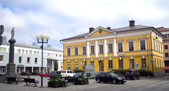 The old townhall of Kokkola, Finland. 