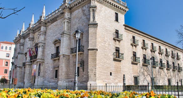 Photo of palace of Santa Cruz in Valladolid in Renaissance style fifteenth century.