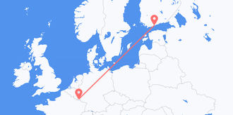 Luxemburg nach Finnland