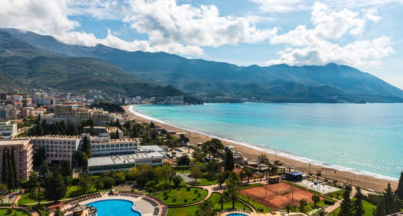 Photo of Bečići is a town within Budva Municipality, Montenegro.