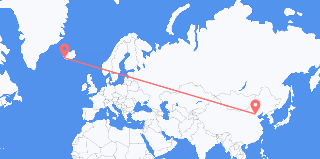 中国 目的地 冰岛