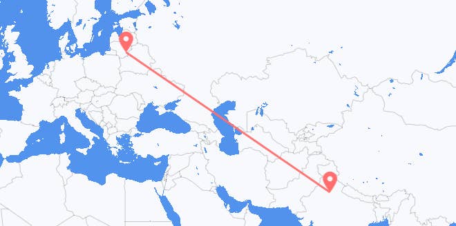 インド リトアニアへ