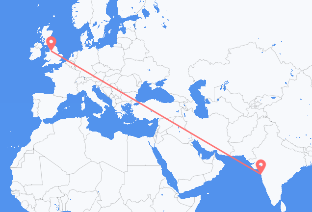 Mumbai to Manchester
