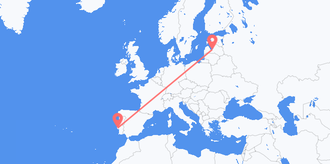 Latvia to Portugal