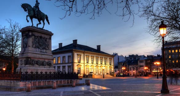 photo of place guillaume II (Knuedler) Luxembourg city.