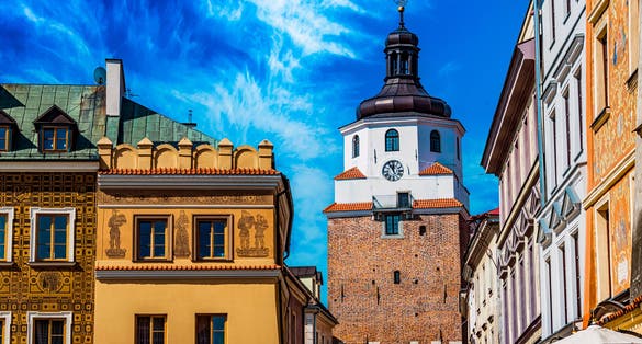 Photo of Architecture of Lublin Old Town, Lesser Poland.