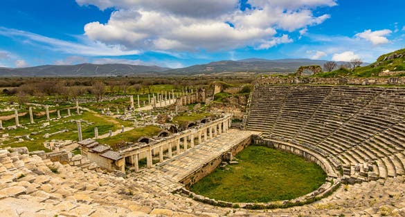 Afrodisias Ancient city. (Aphrodisias). The common name of many ancient cities dedicated to the goddess Aphrodite. The most famous of cities called Aphrodisias. Karacasu - Aydın, TURKEY