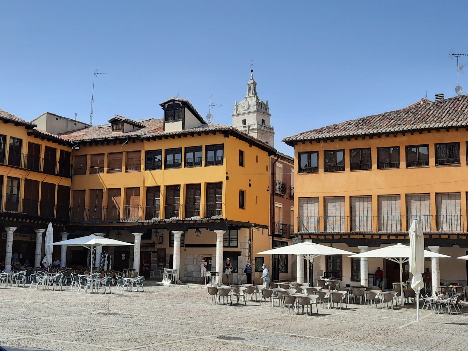 Plaza Mayor, Tordesillas, Valladolid, Castile and León, Spain