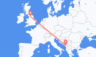 Montenegro to England