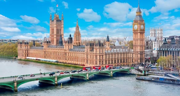 Photo of Westminster palace (Houses of Parliament) and Big Ben, London, UK.